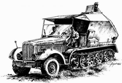 SdKfz 7/3 Feuerleitpanzer