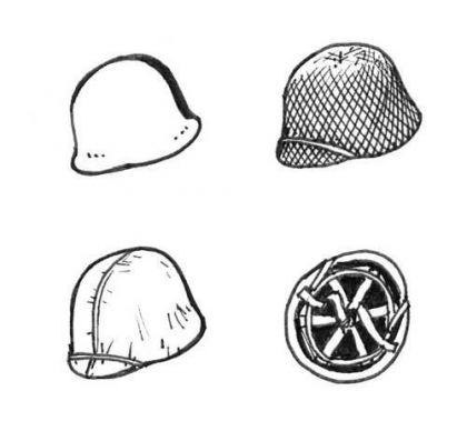 US WWII Helmets 6 pcs