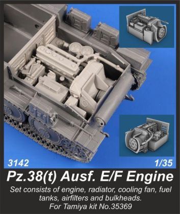 Pz.38(t) Ausf. E/F Engine Set 1/35 | Special Hobby - výrobce ...