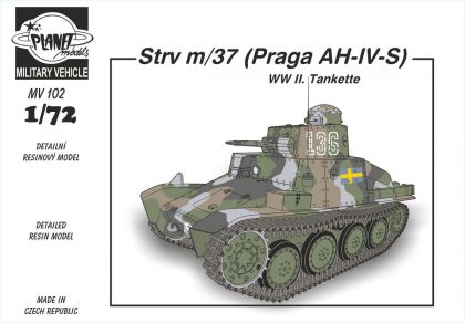 Strv m/37 (Praga AH-IV-S) WWII Tankete