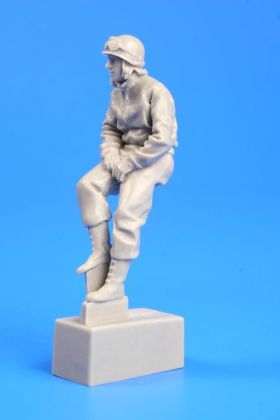 US WWII Tank Commander in turret, Winter 1944 1/35