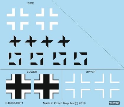Fw 190A-8/R2 national insignia 1/48