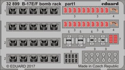B-17E/F bomb rack