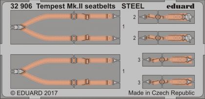 Tempest Mk.II seatbelts STEEL