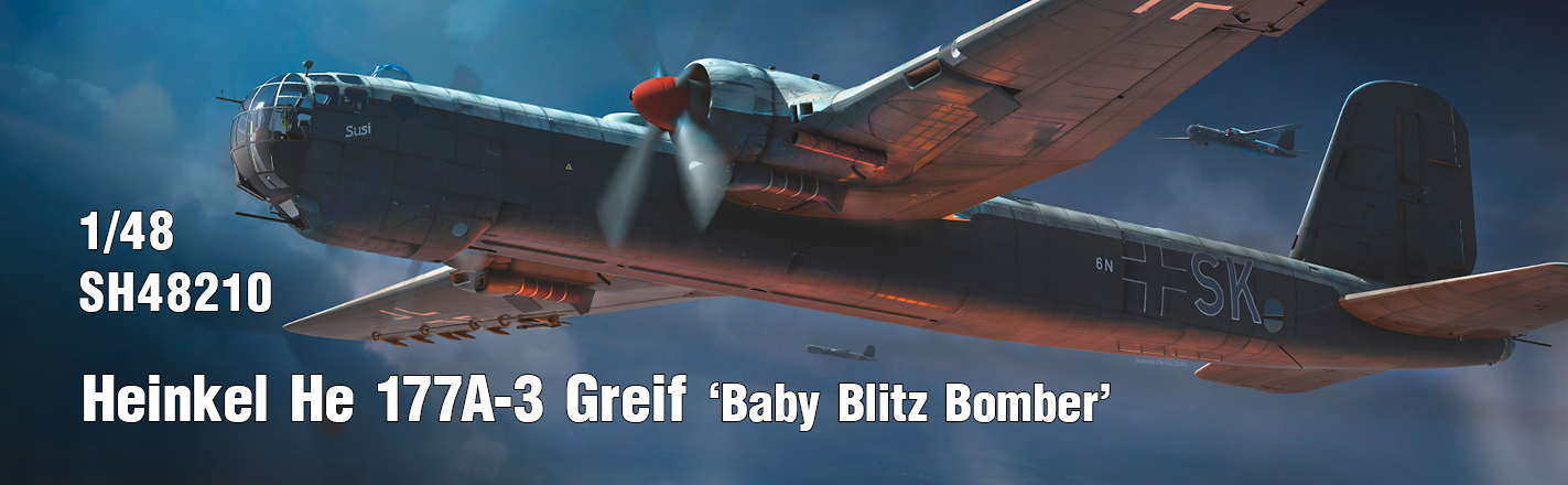  Heinkel He 177A-3 Greif ‘Baby Blitz Bomber’ 1/48