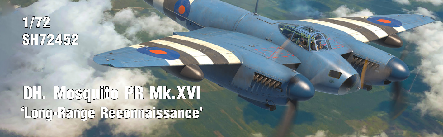 DH. Mosquito PR Mk.XVI ‘Long-Range Reconnaissance’ 1/72