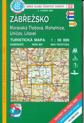 Soubor map KČT 1:50 000 52