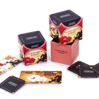 Vědomostní pexeso - hlavní města Evropy