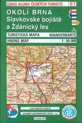 Soubor map KČT 1:50 000 87