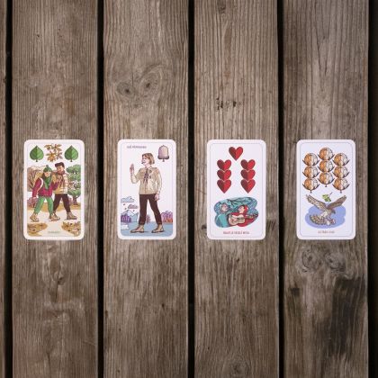 Karty skautské Prší