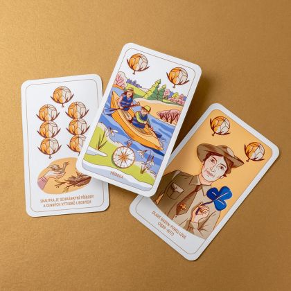 Karty skautské Prší