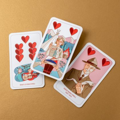 Karty skautské Prší