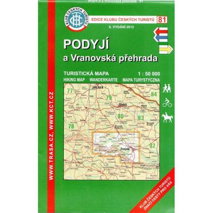 Soubor map KČT 1:50 000 81