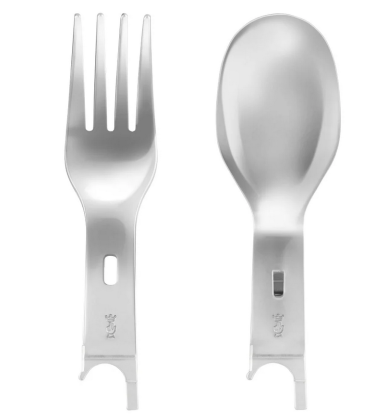 Opinel Sada Picnic+ (lžíce, vidlička, ubrousek)