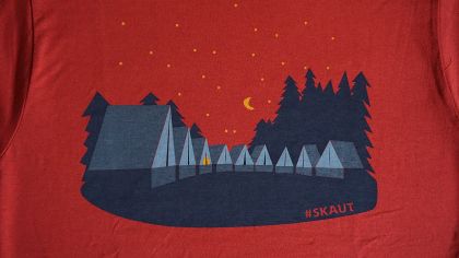 Triko Tábor dětské bordó