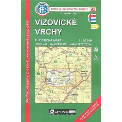 Soubor map KČT 1:50 000 93