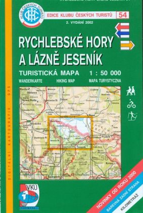 Soubor map KČT 1:50 000 54
