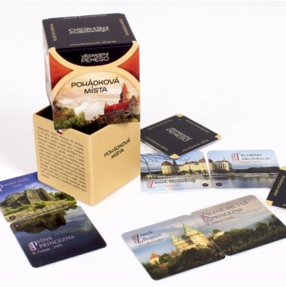 Vědomostní pexeso - pohádková místa