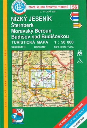 Soubor map KČT 1:50 000 56