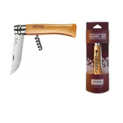 Opinel VRI 10 Inox Nůž na sýr + vývrtka