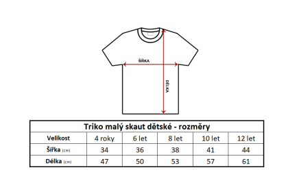Triko Malý skaut dětské natural