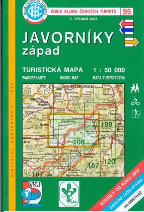 Soubor map KČT 1:50 000 95