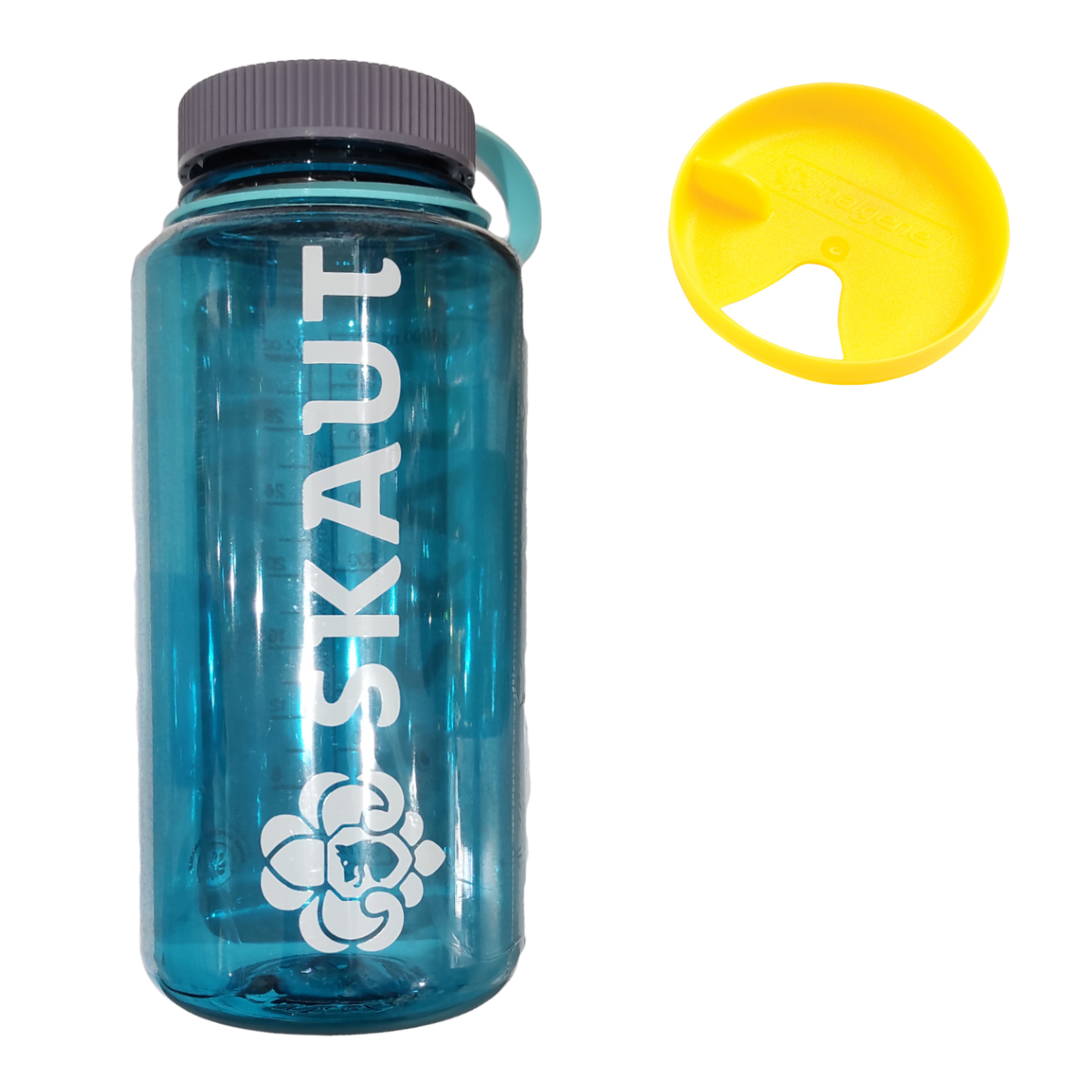 Nalgene Wide Mouth SKAUT 1000 ml tyrkysová + Easy Sipper