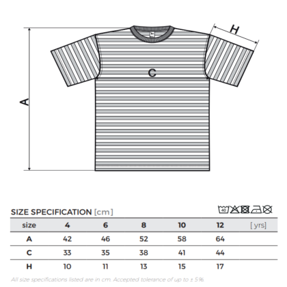 Námořnické triko dětské kr. r. 158