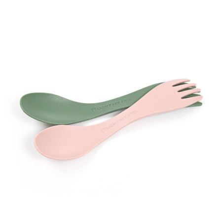 Light My Fire Spork little 2-pack - sandygreen + dustypink