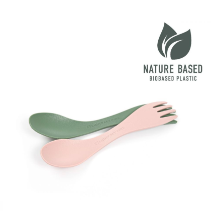 Light My Fire Spork little 2-pack - sandygreen + dustypink
