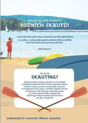 Leták pro rodiče vodáci karta 50ks