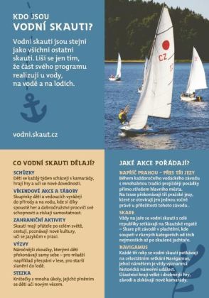 Leták pro rodiče vodáci karta 50ks