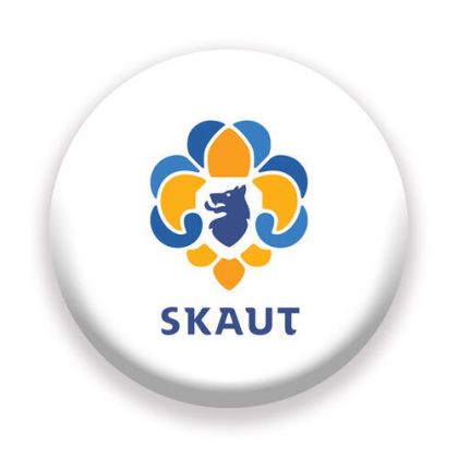 Placka 32 Logo bílá