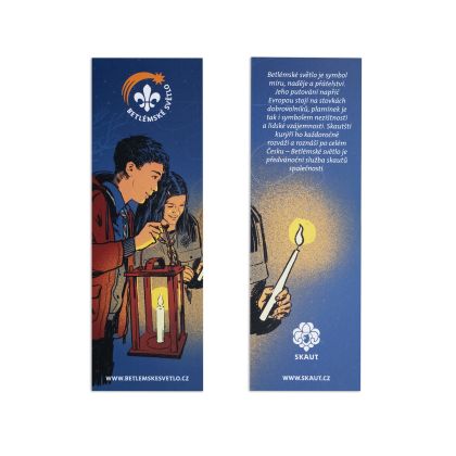 Záložka Betlémské světlo 100 ks