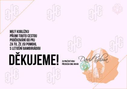 Dekret děkovací (sada 9 ks)