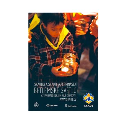 Plakát Betlémské světlo A3 vlče