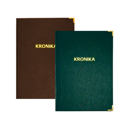 Kronika vázaná s ražbou A4 hnědá