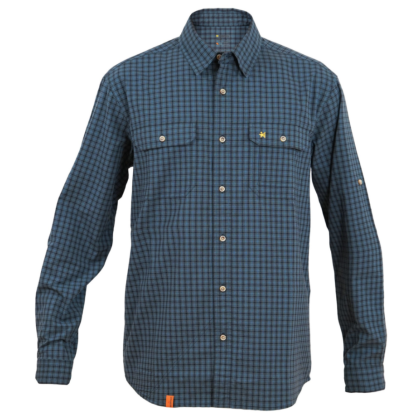 Warmpeace Mesa košile mallard blue/grey