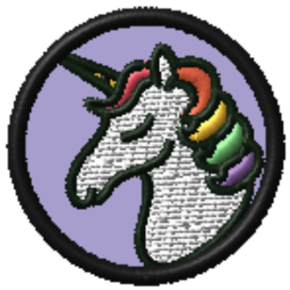 Nášivka družiny Jednorožec