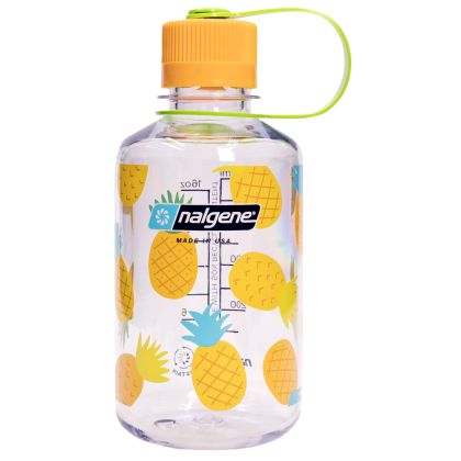 Nalgene Narrow-Mouth 500 ml Sustain Clear w/Pineapples print