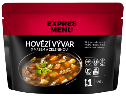 Expres menu Hovězí vývar se zeleninou