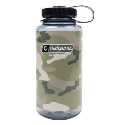 Nalgene Wide Mouth Sustain 1000 ml Gray w/Black Camo