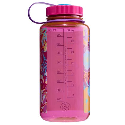 Nalgene Wide Mouth Sustain 1000 ml Magenta/Botanical Florals