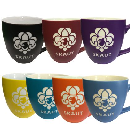 Porcelánový hrnek SKAUT 420ml černá