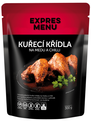 Expres menu Kuřecí křídla na medu a chilli 