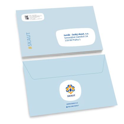 Obálka hlavičková C5 10 ks