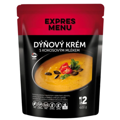 Expres menu Dýňový krém s kokosovým mlékem 2 PORCE