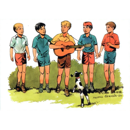 Pohlednice Rychlé Šípy 3 sada 8ks 