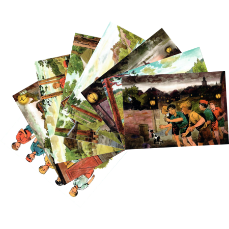 Pohlednice Rychlé Šípy 3 sada 8ks 