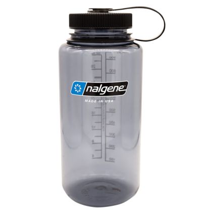 Nalgene Wide Mouth Sustain 1000 ml Gray, W/Black Cap